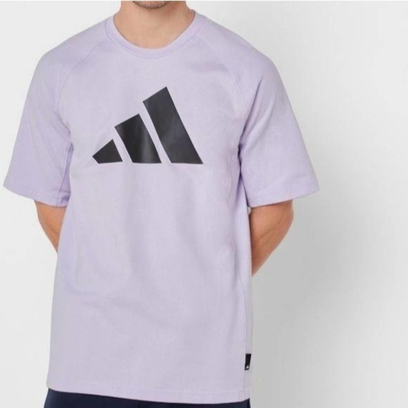 Adidas Athletics Pack Heavy Tee Lavender NWT - Picture 4 of 11